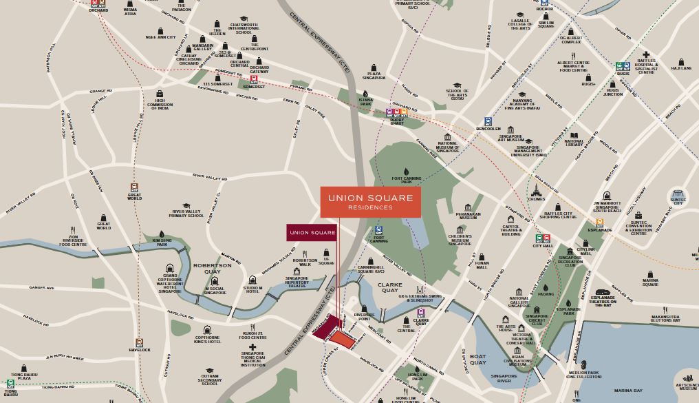 union-square-residences-singapore-location-map